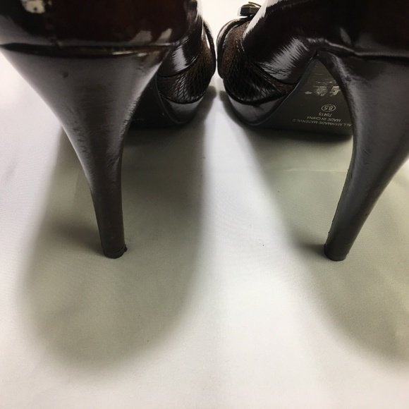 Maurices Women's Peep Toe Heels Brown 8.5M - Picture 5 of 8